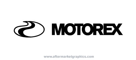 Motorex Oil Decals - Pair (2 pieces)